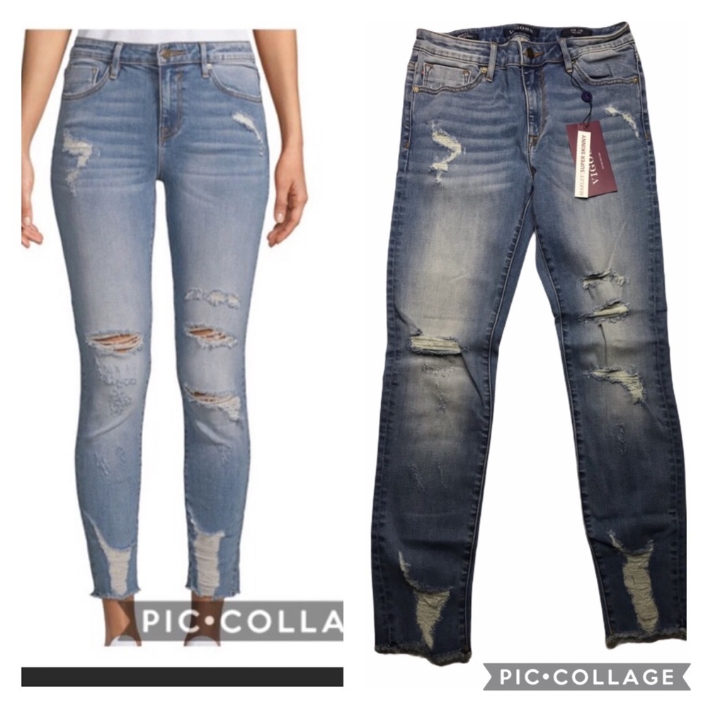 Vigoss Marley Mid Rise Lux Stretch Super Skinny 28